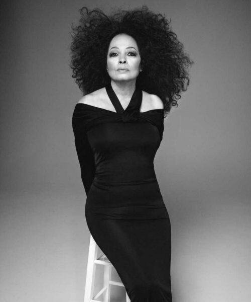 Diana Ross for Saint Laurent’s spring 2024