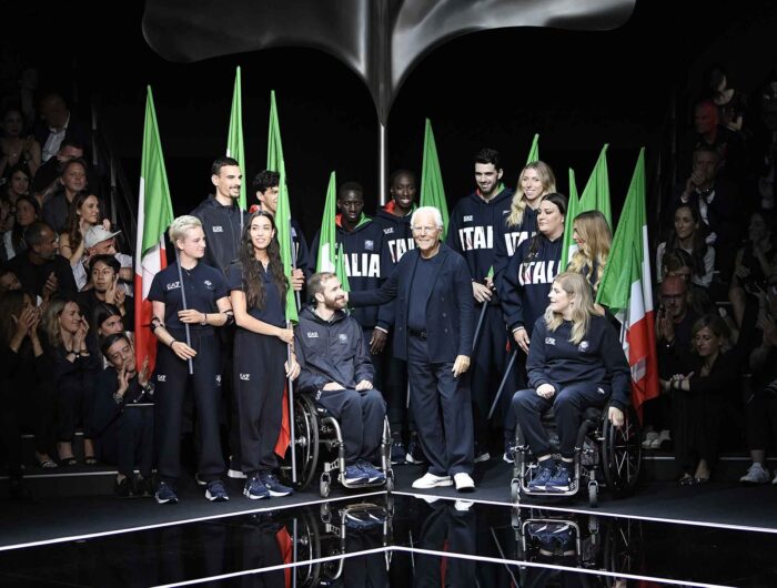 Giorgio Armani e gli atleti italiani