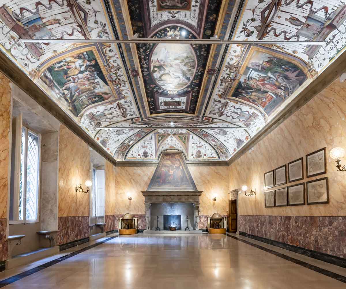 La Sala del Papa di Palazzo Boncompagni