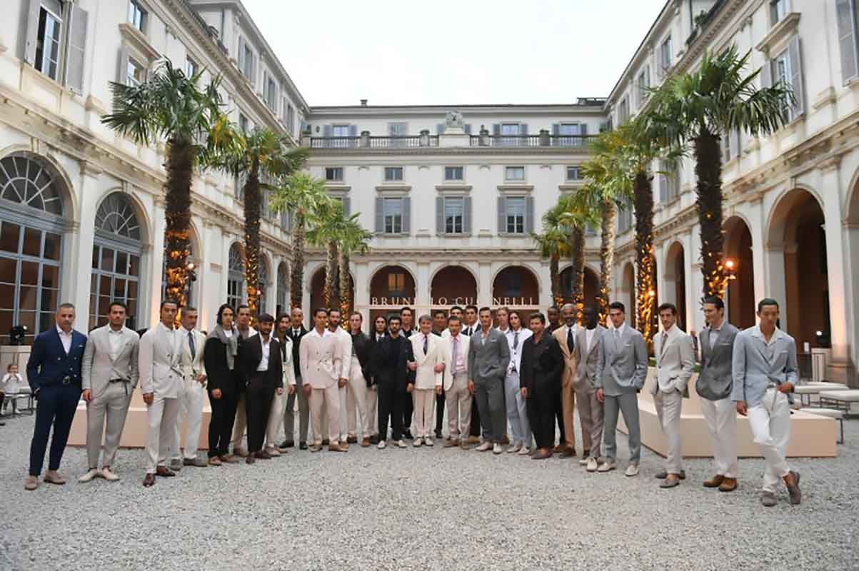 Brunello Cucinelli Uomo SS25, Palazzo Serbelloni Milano