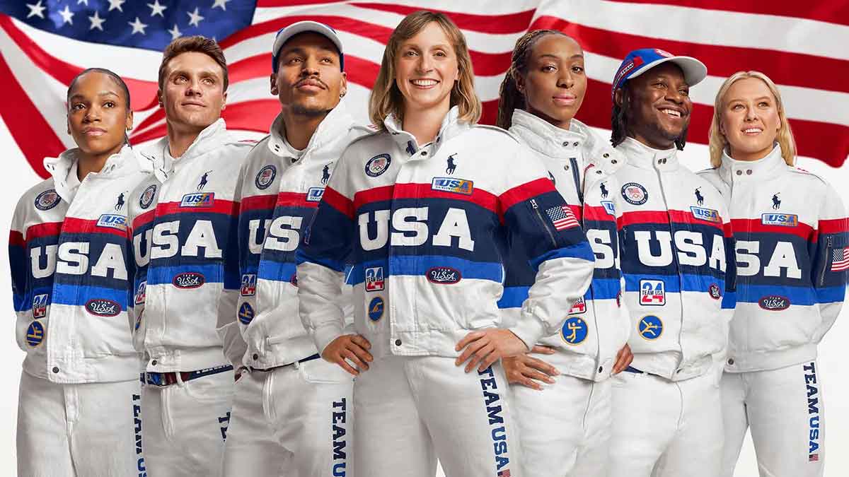 L'outfit del Team USA per la cerimonia di chiusura di Parigi 2024, Ralph Lauren