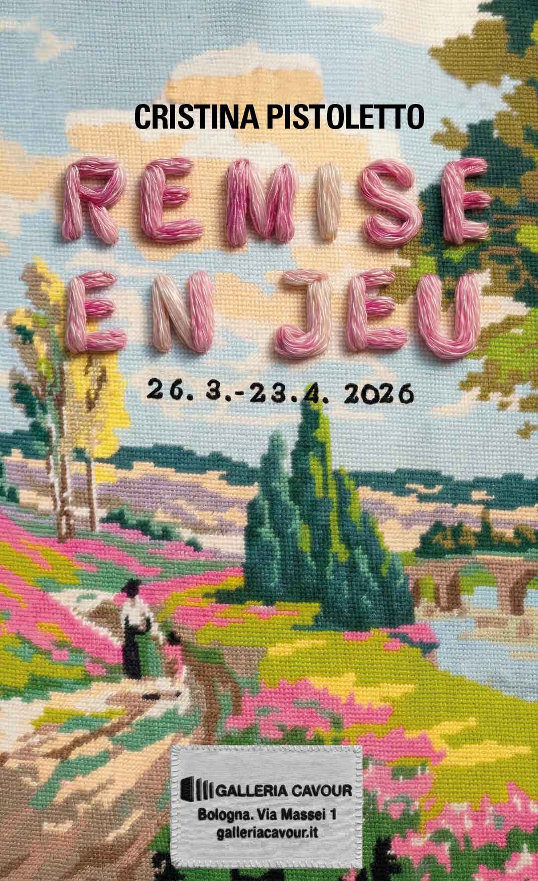 remise en jeu di cristina pistoletto in Galleria Cavour 1959